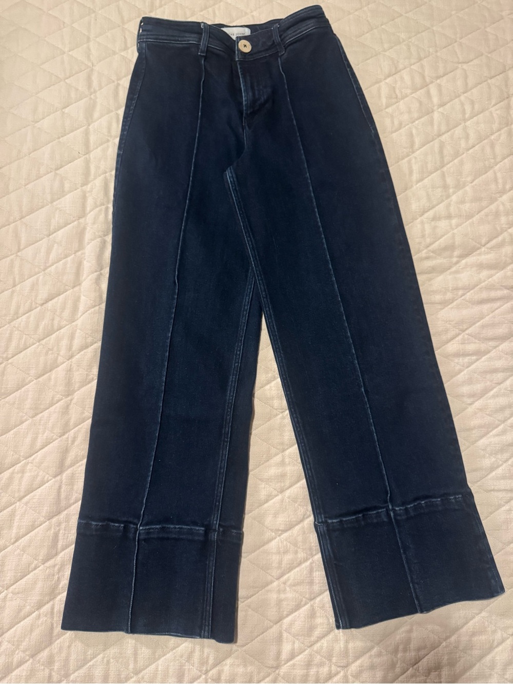 Dear John Black Wide-Leg Flare Jeans